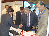 WebERP4 & CloudERP4 booth at IndiaSoft 2012 in HICC